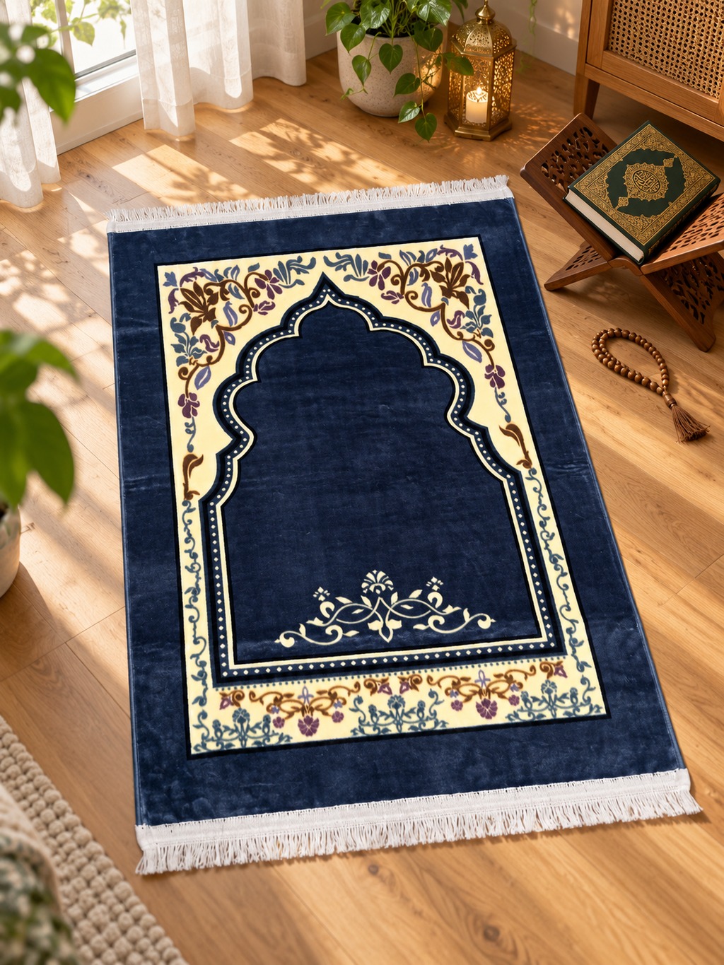 Premium Velvet Prayer Mat (Janamaz)