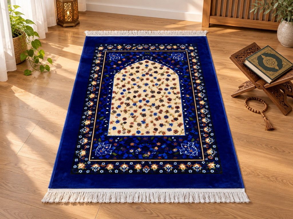 Premium Velvet Prayer Mat (Janamaz)